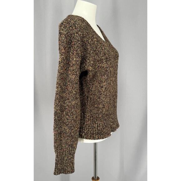 Royal Robbins Sweater Women Large Brown Acrylic Poly Cabincore Goblincore Cozy - Picture 2 of 9